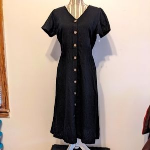 black crane poet dress